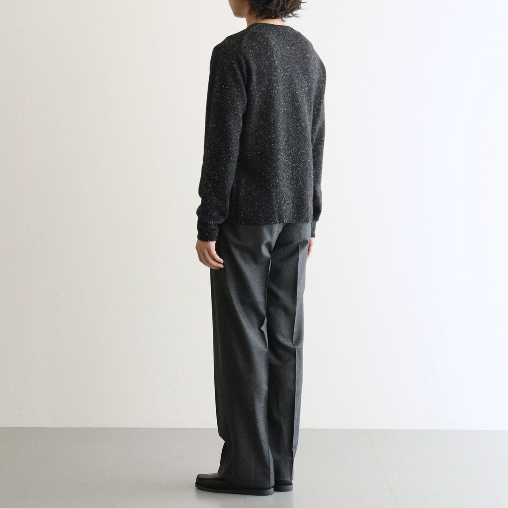 CASHMERE NEP KNIT P/O #MIX BLACK [A26AP01NE]
