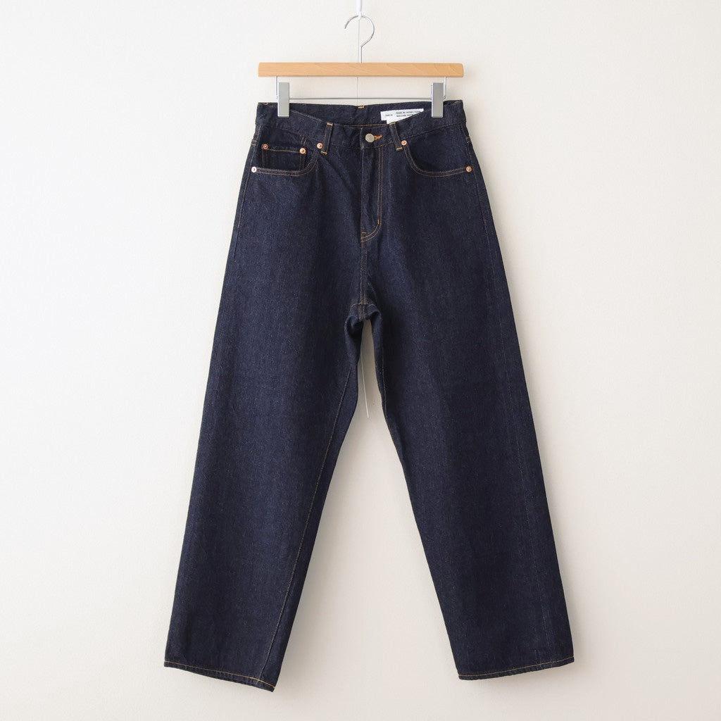 DENIM PANTS - WIDE STRAIGHT #indigo [11-13W]