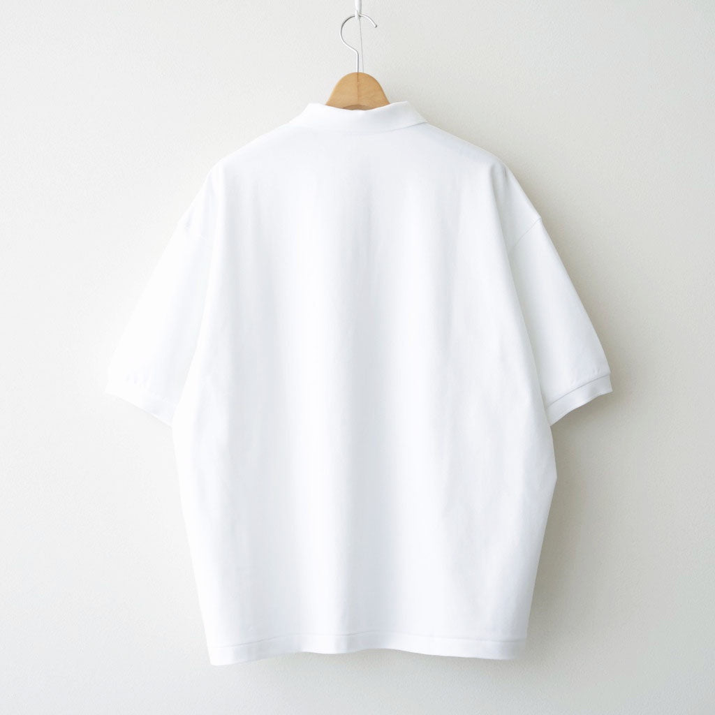 DRY PIQUE JERSEY S/S POLO #WHITE [FSC263-70036]
