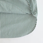 CORPORATE UNIFORM L/S SHIRT #GREEN STRIPE [FSC254-50021B]