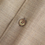 SUPER FINE TROPICAL WOOL SHIRT #TOP LIGHT BROWN [A25SS01WT]