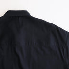 Solotex Twill S/S Oversized Box Shirt #NAVY [GM251-50323B]