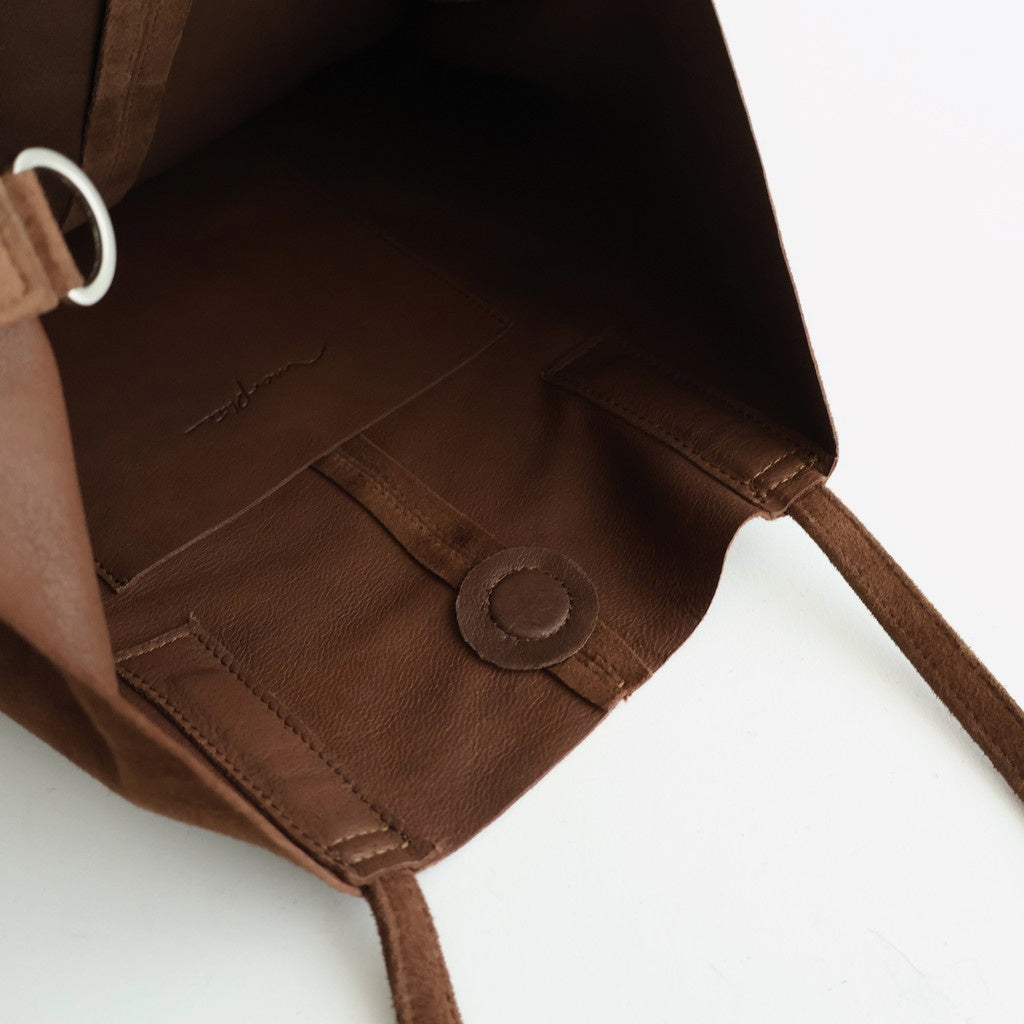 3WAY LARGE TOTE （OIL SUEDE） #COFFEE BROWN [L-1] - ciacura 三重県