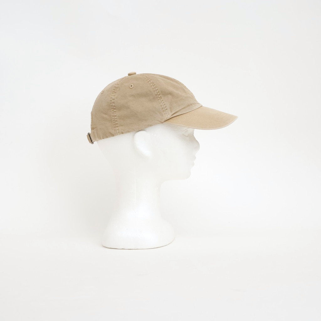 GARMENT-DYED FINX CHINO CAP MADE BY KIJIMA TAKAYUKI #LIGHT BEIGE [A26SC02KT]