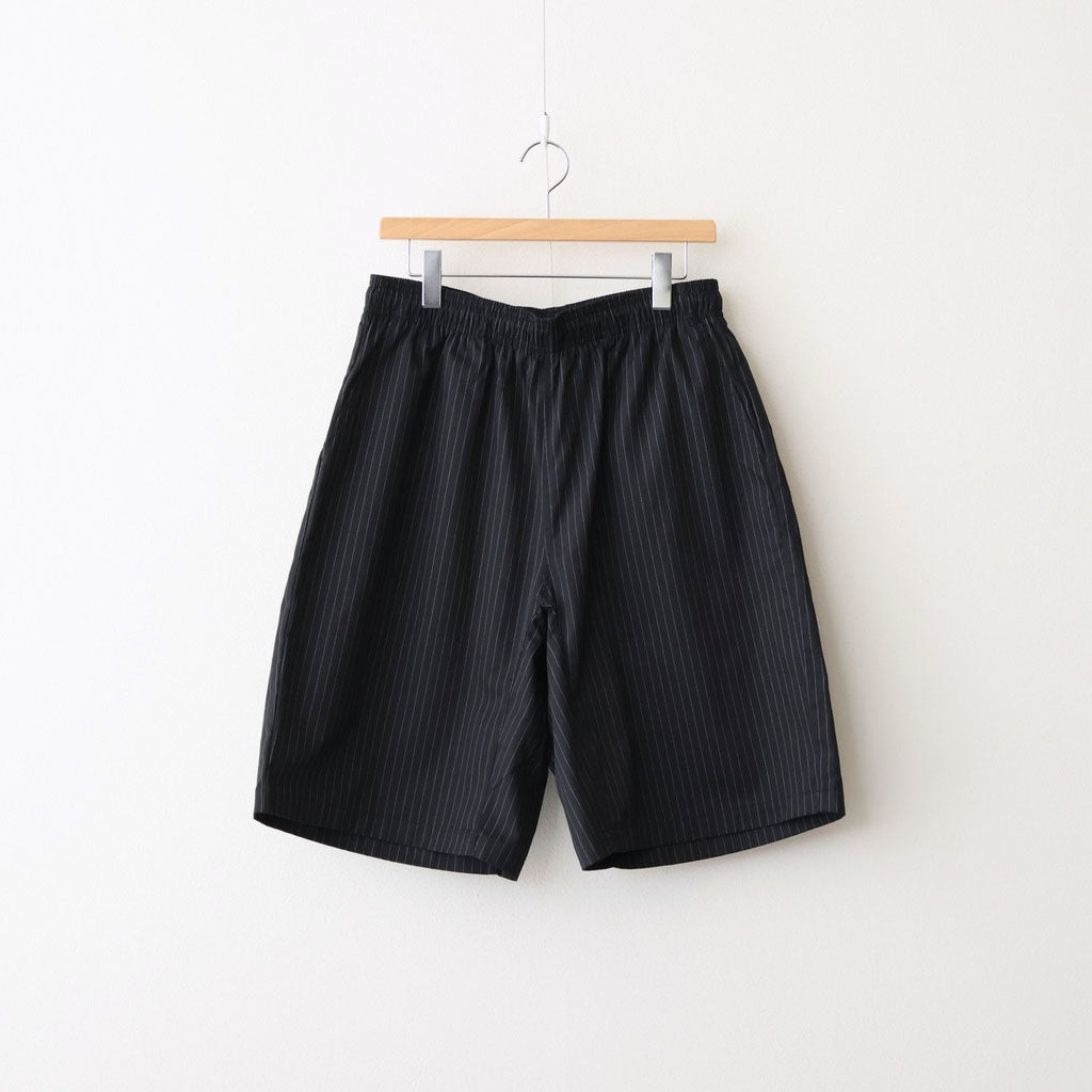 CORPORATE EASY SHORTS #BLACK STRIPE [FSC262-40013B]