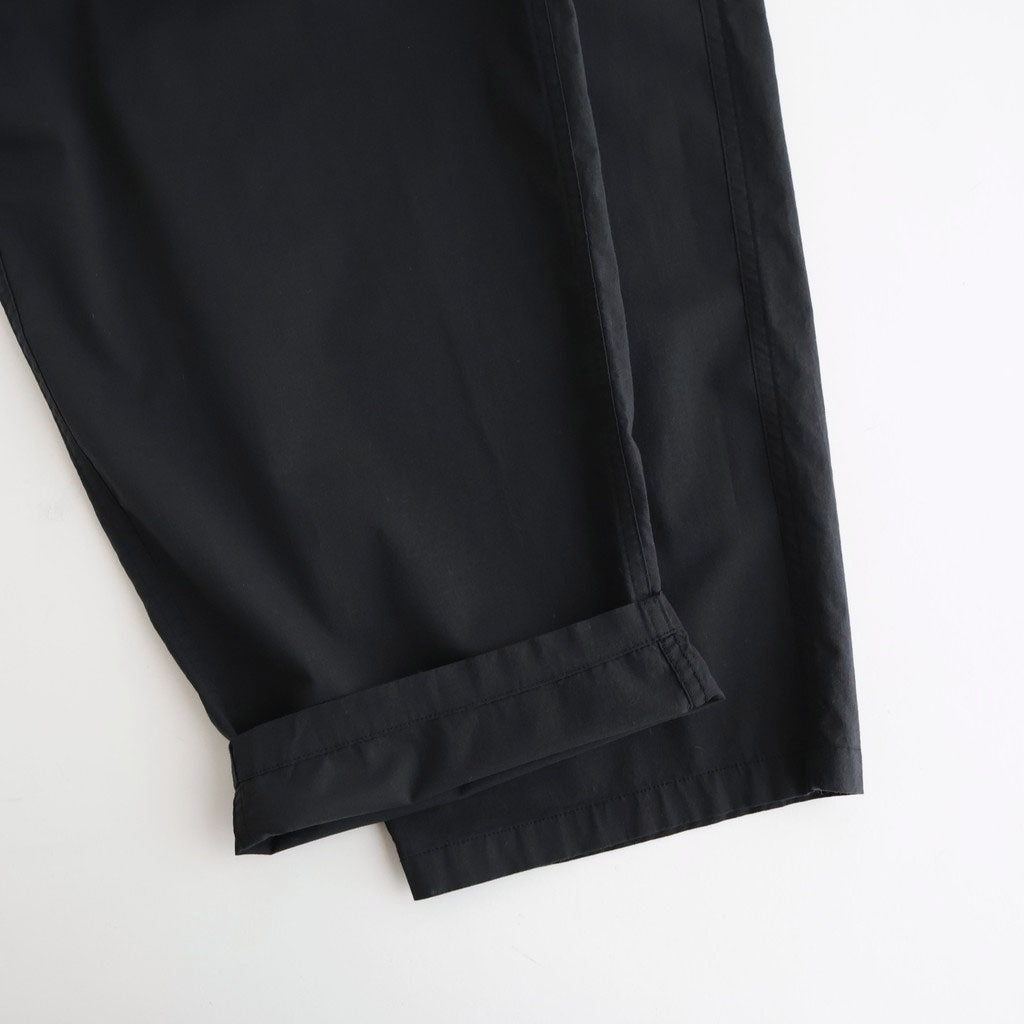 Cotton Wool Poplin Oversized Slacks #BLACK [GM261-40308]