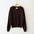 Fine Gauge Skipper Sweater #BROWN [YK25FW01126S]