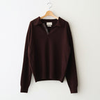 Fine Gauge Skipper Sweater #BROWN [YK25FW01126S]
