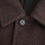 SUPER FINE WOOL MOSSER SOUTIEN COLLAR COAT #TOP BROWN [A26AC01WM]