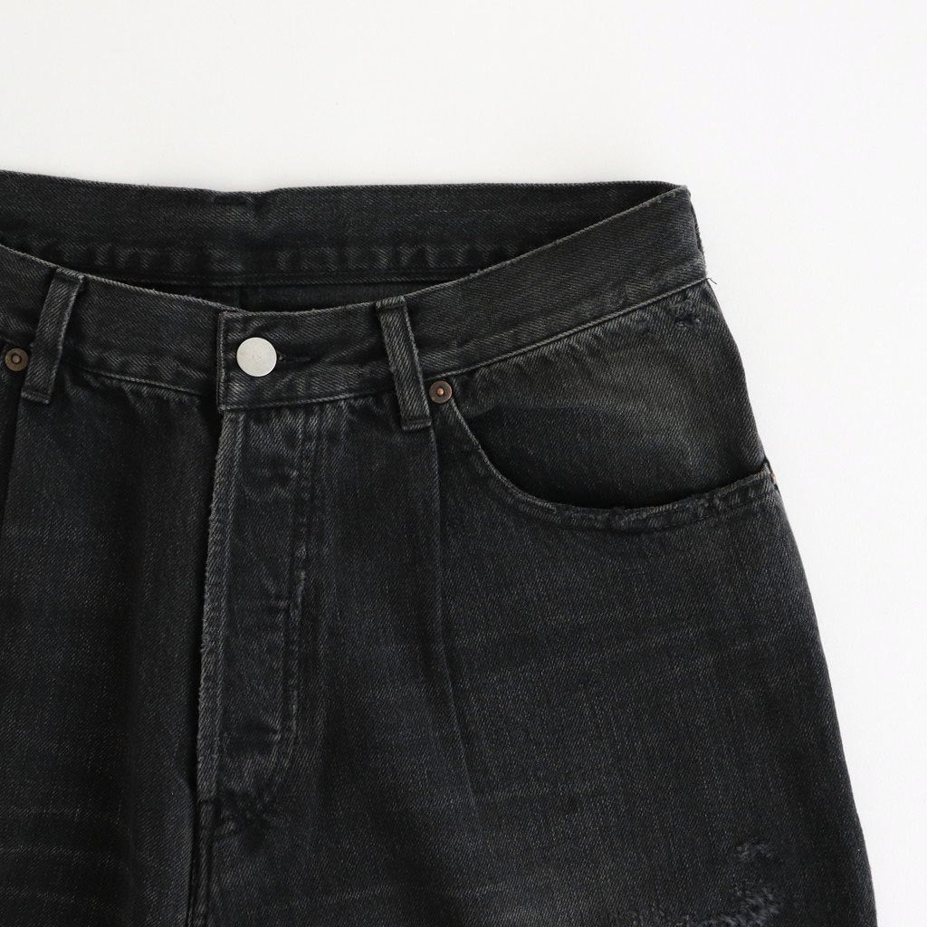 BAGGY DENIM JEANS #BLACK [ST.1237]