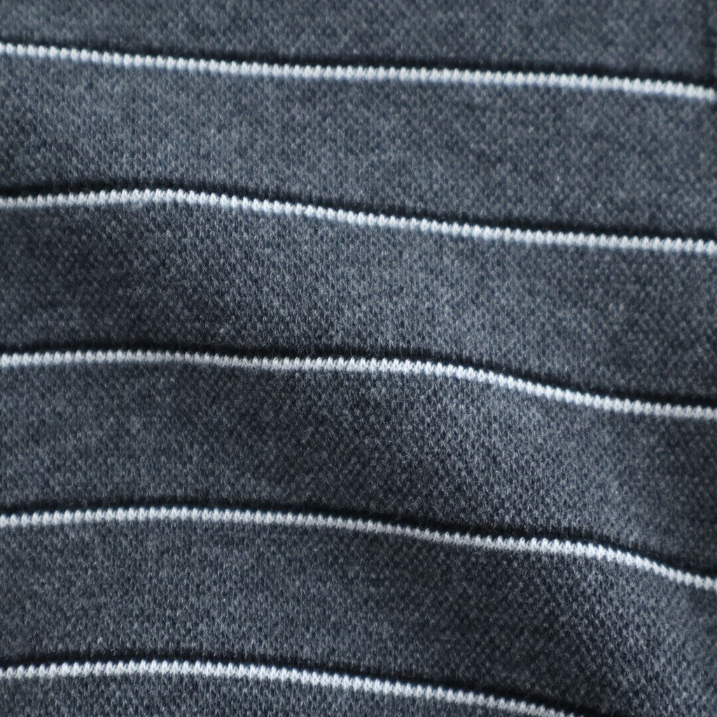 Border Polo Tops #C/GRY [12610606]