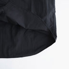 ナイロンタッサー S/S シャツ #BLACK [HQ-B021-051]