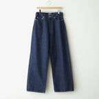 Wide Denim Pants #INDIGO [ID-PT61]