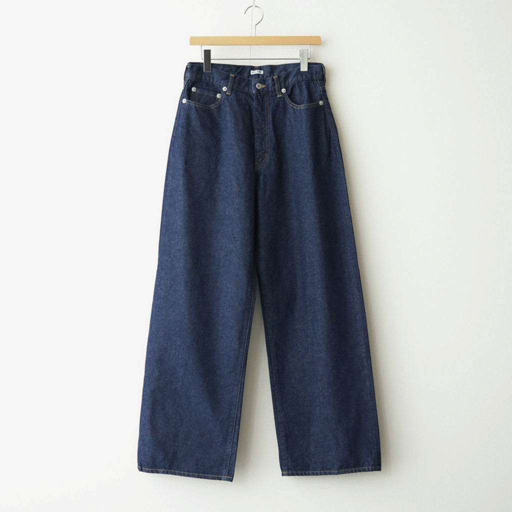 Wide Denim Pants #INDIGO [ID-PT61]