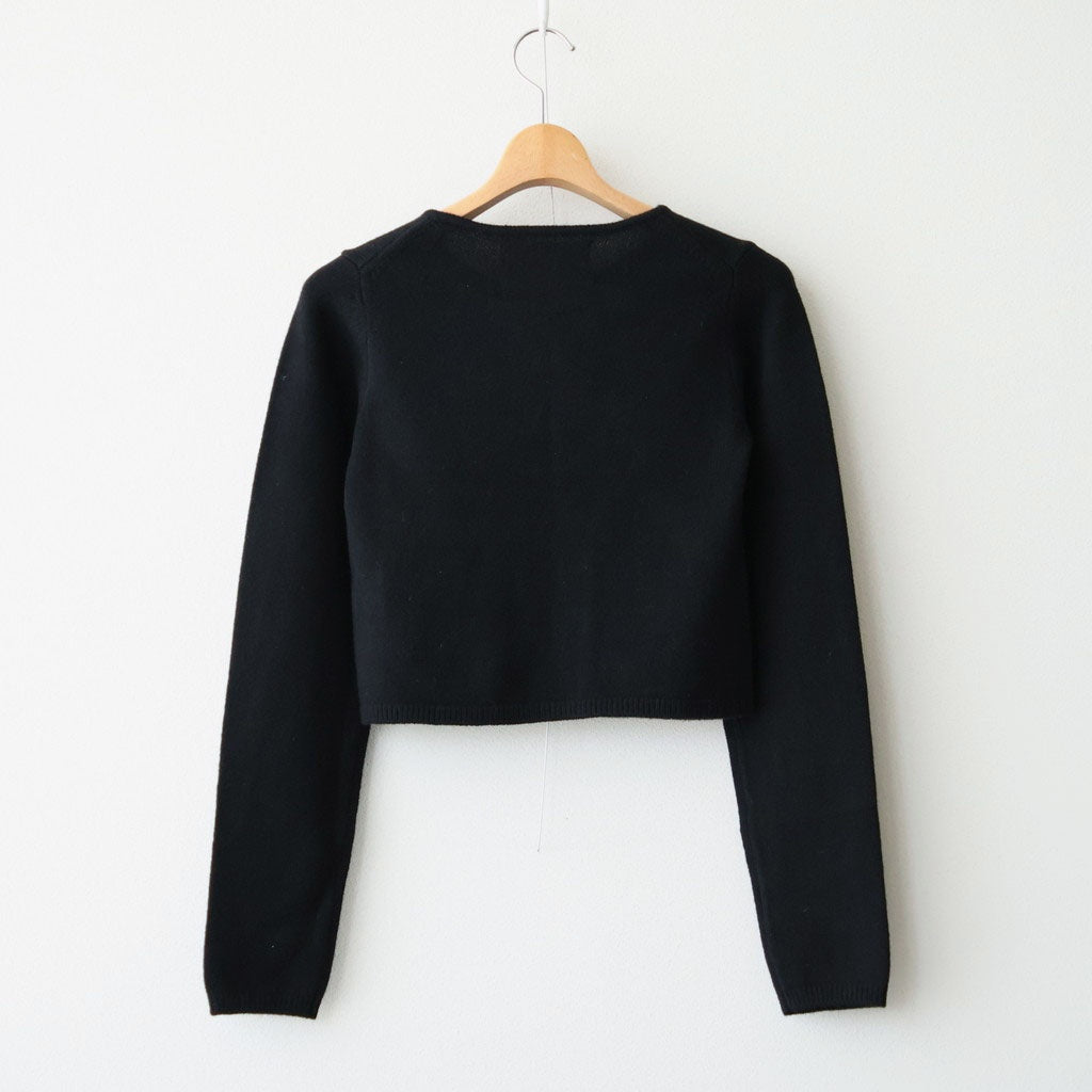 Cashmere Compact Cardigan #BLK [12620513]