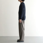 BABY SURI ALPACA SHEER KNIT V-NECK P/O #NAVY [A26AV03AK]