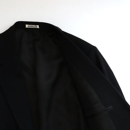 LIGHT WOOL MAX GABARDINE JACKET #TOP BLACK [A25SJ01MG]