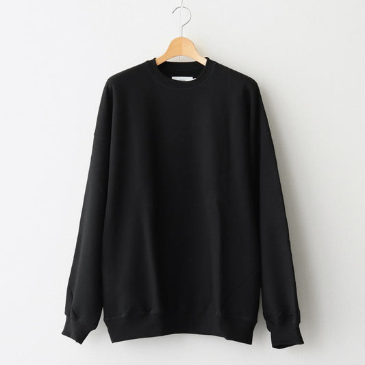 AZUMA Terry Crew Neck Sweat #BLACK [GU251-70195B]