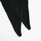 Soft Wool Triangle Stole #BLACK [GU263-90601]