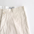 CHINO CLOTH PANTS WIDE #LIGHT BEIGE [12654]