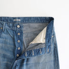 SELVEDGE FADED LIGHT DENIM WIDE PANTS #LIGHT INDIGO [A25SP03DE]