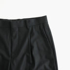 MERINO COLLEGE FLANNEL STANDARD PANTS #BLACK [PRAGLW0900]