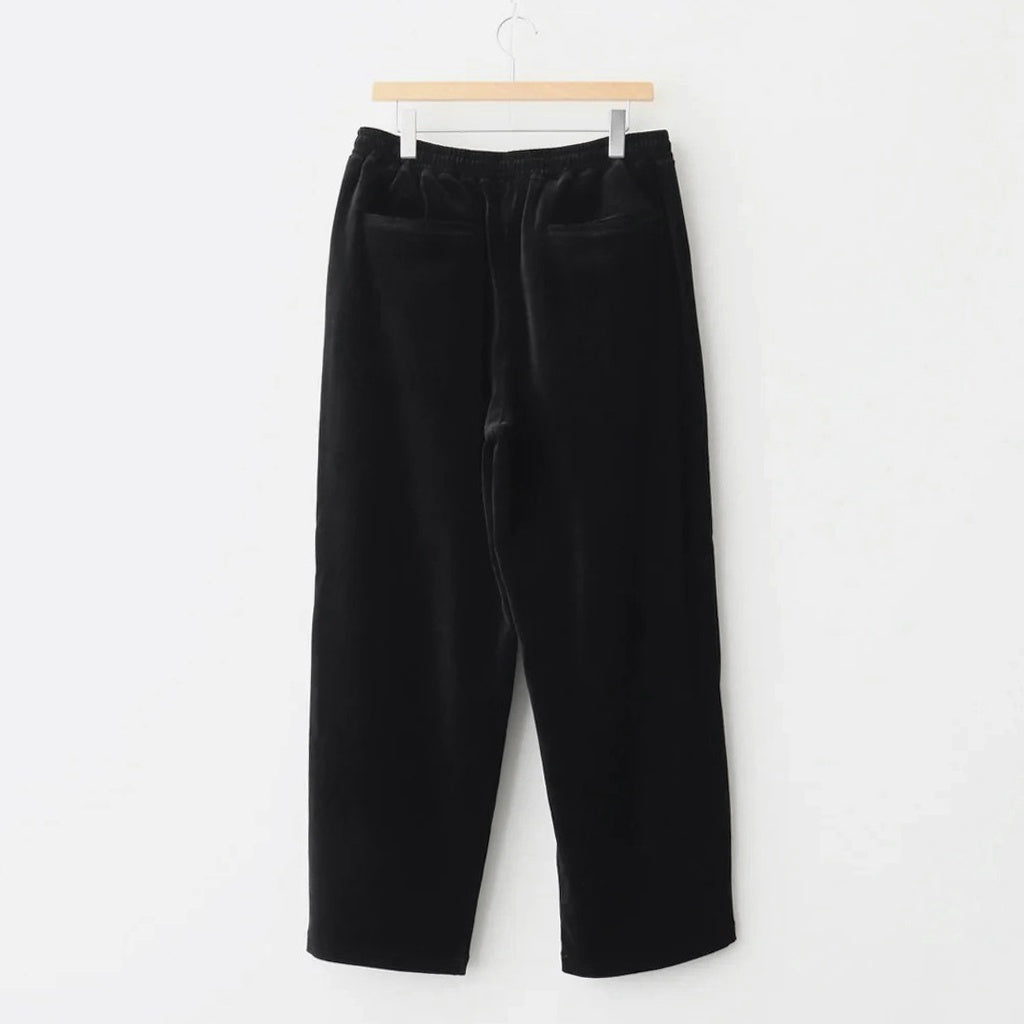 Compact Velour Easy Pants #BLACK [GM253-70406] - ciacura 三重県
