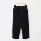 Compact Velour Easy Pants #BLACK [GM253-70406]