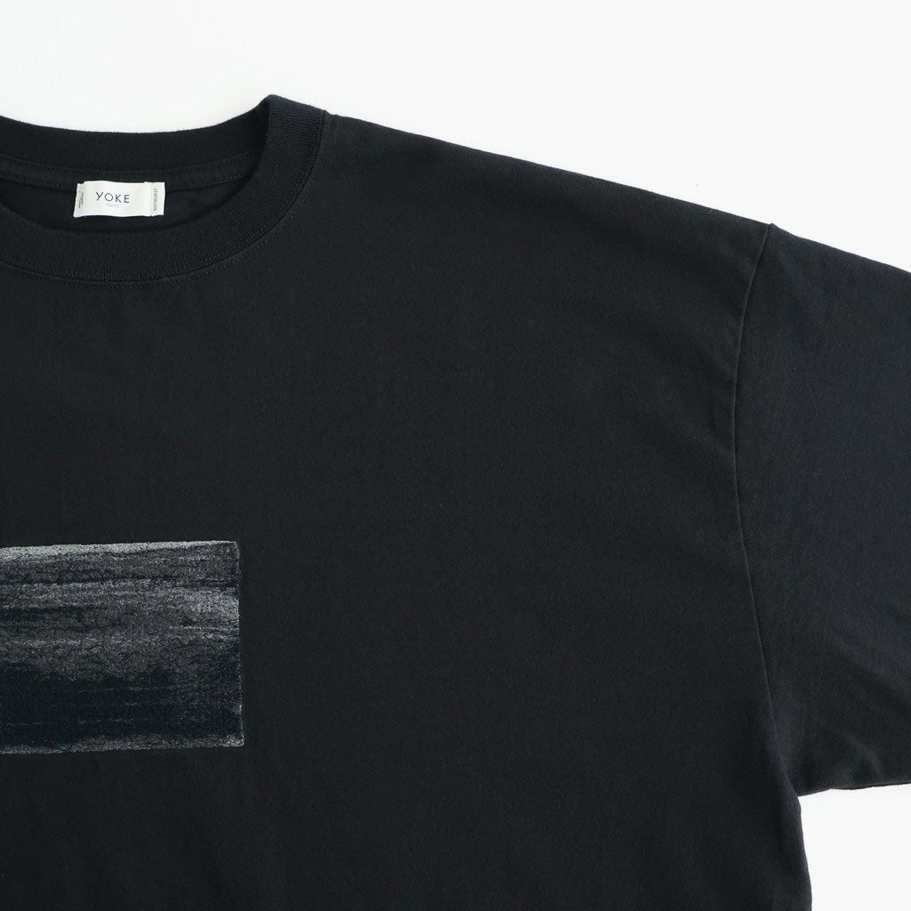 Abstract Embroited T-shirt #BLACK [YK26SS01230CS]