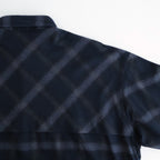 FLANNEL CHECK OVER YOKE SHIRT #NAVY [FSC253-50129]