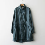LEATHER LIKE POLYESTER SNOW PARKA #DUSTY GREEN [YK24SS0636C]