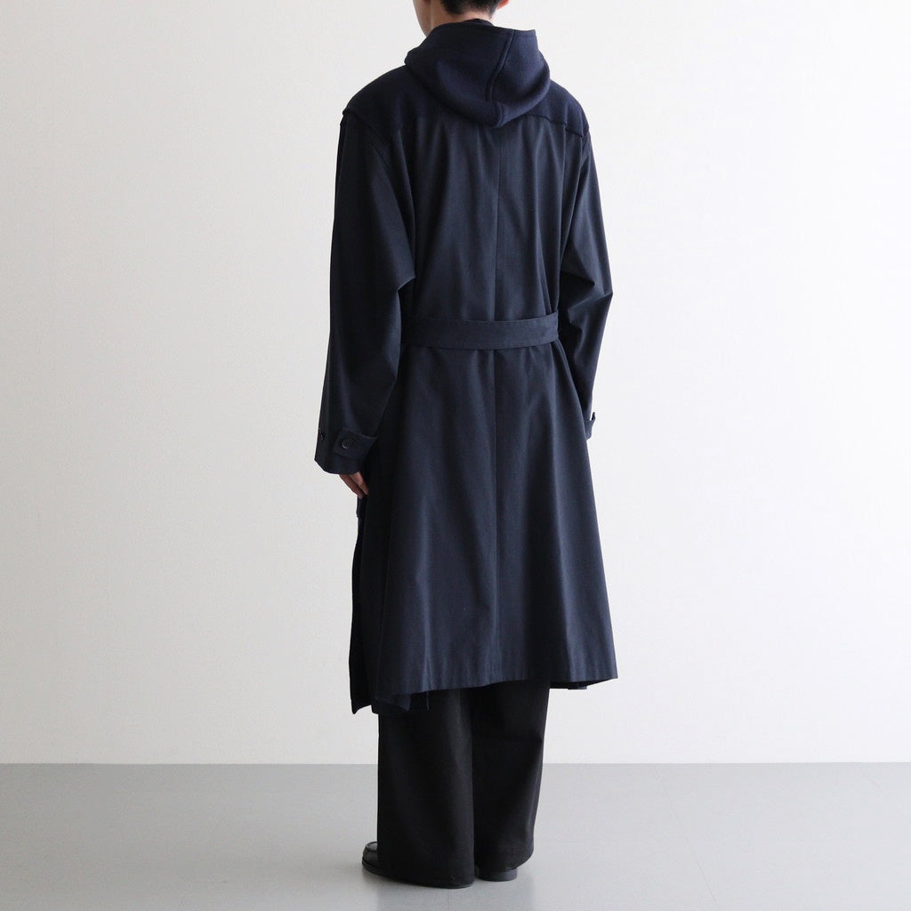 PRADA 2023aw duffle coat navy 48 未使用品 中古・古着通販】PRADA (プラダ) Wool Down Padded Duffle Jacket