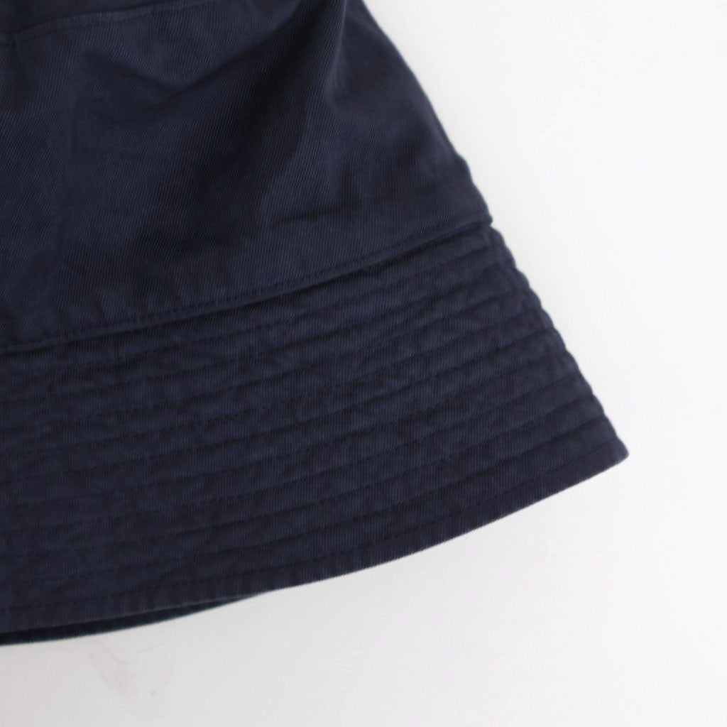 GARMENT-DYED FINX CHINO BUCKET HAT MADE BY KIJIMA TAKAYUKI #NAVY [A26SC01KT]