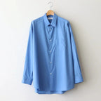 Broad L/S Oversized Regular Collar Shirt #BLUE [GM261-50001B]