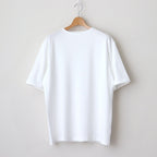 LUSTER PLAITING BOAT NECK TEE #WHITE [A00P04GT]