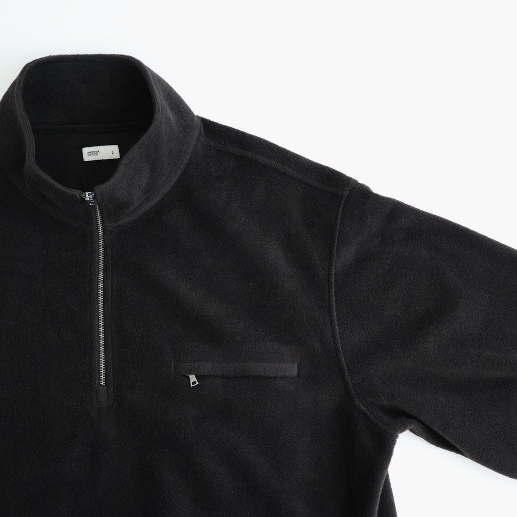 Tourist Fine Fleece Half Zip-up #BLACK [AOFWTS003]