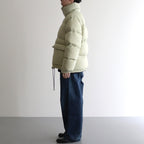 SUPER LIGHT NYLON RIPSTOP DOWN BLOUSON #LIGHT KHAKI [A24AB01NL]