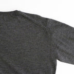 HIGH GAUGE SOFT CASHMERE KNIT P/O #CHARCOAL [A26AP01SM]