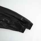 Leather Flight Jacket #Dark Brown [YK26FW01304B]