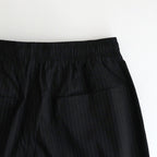 CORPORATE EASY PANTS #BLACK STRIPE [FSC244-40038B]