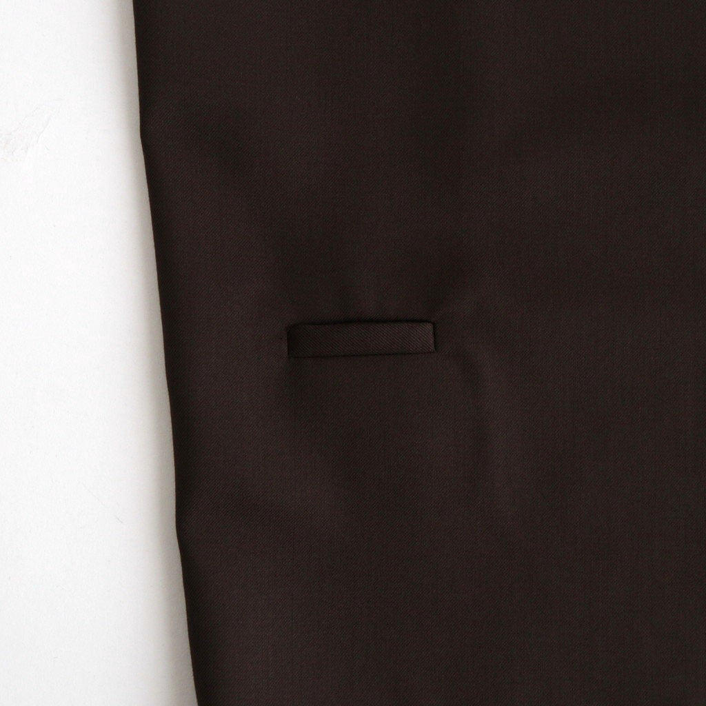 よそいきフォールドワイドPT #DARK BROWN [D126-P157]