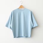 SUVIN 60/2 WIDE SLEEVE T-SHIRT #SAX [KKAGLM0016]