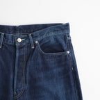 Selvage Denim Five Pocket Wide Straight Pants #INDIGO DARK FADE [GU263-40059DB]