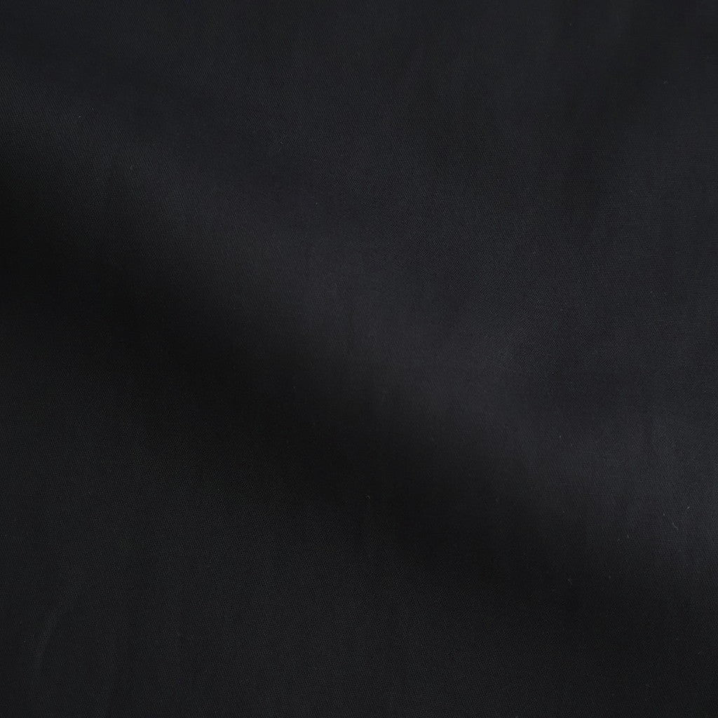 DOUBLE WEAVE COTTON ONE TUCK WIDE PANTS #BLACK [ST.1398]