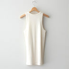 ORGANIC SOFT RIB TANK TOP #IVORY [A25ST02OT]