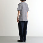 ムラ糸Tシャツ Slub Yarn T-Shirt #WHITE/NAVY [31061007]