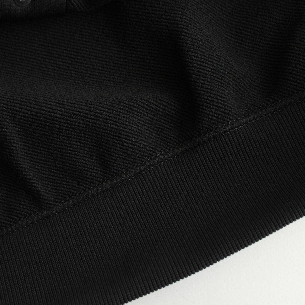 エステル裏毛 カーディガン #BLACK [HN-T017-051]