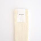 COTTON LOW GAUGE SOCKS #IVORY [A26SS03SX-W]