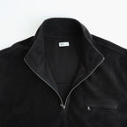 Tourist Fine Fleece Half Zip-up #BLACK [AOFWTS003]