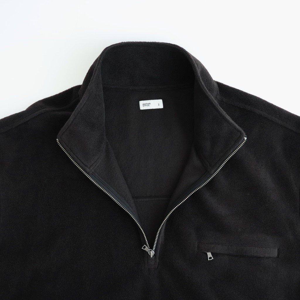 Tourist Fine Fleece Half Zip-up #BLACK [AOFWTS003]